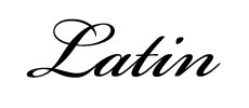 Latin
