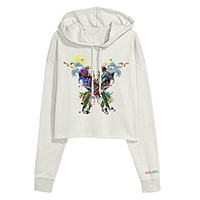 Butterfly Crop Hoody