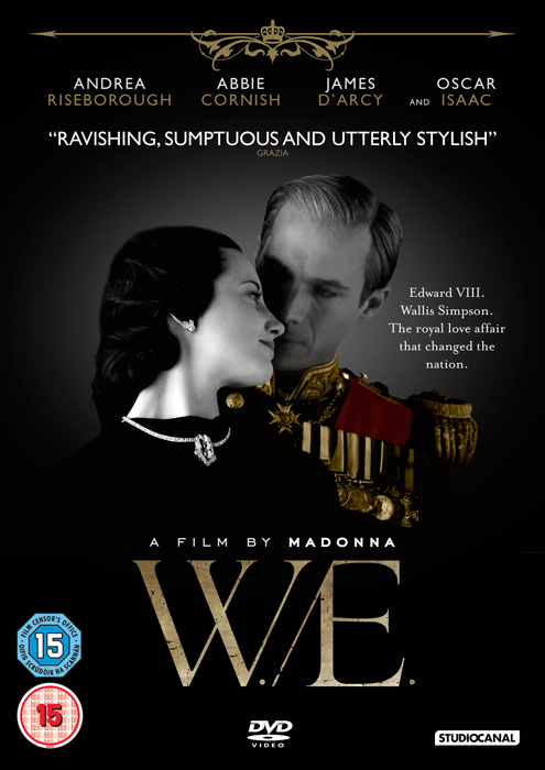 Madonna | News | W.E. Out On DVD & Blu-ray In The UK June 4th