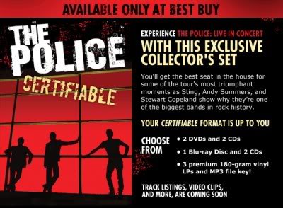 Sting | News | Best Buy Presents The Police Encore Performance