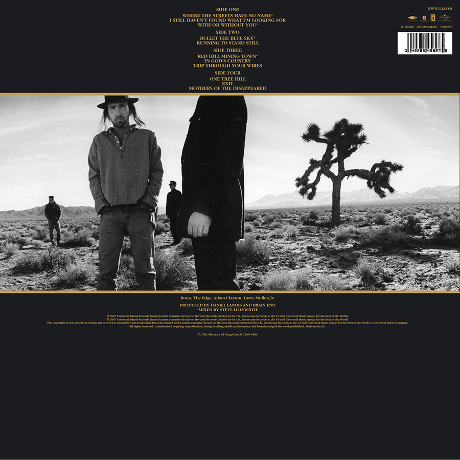 U2 > Gallery > The Joshua Tree