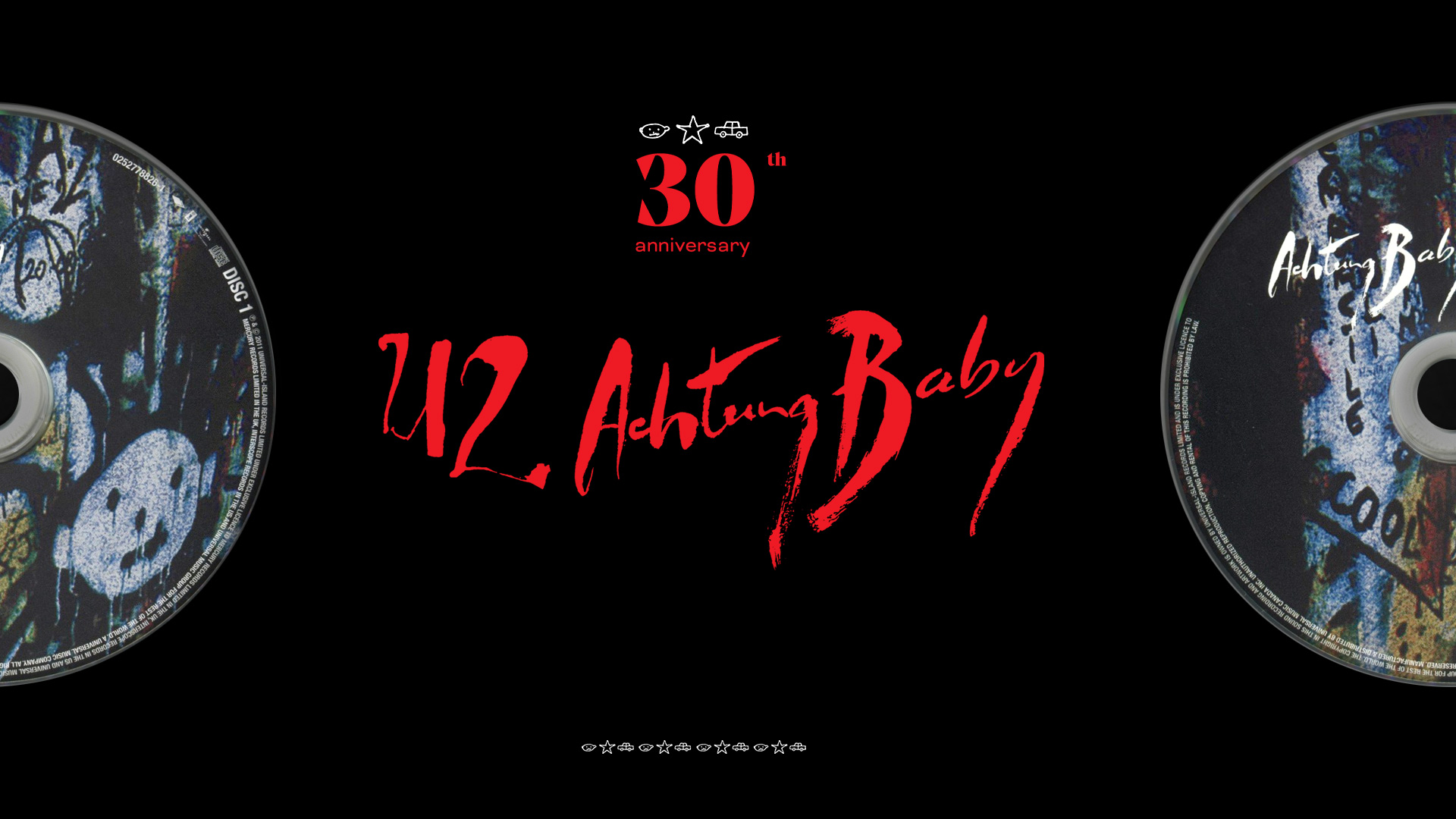 ファンクラブ限定】U2 Achtung Baby 30 Live CD - CD
